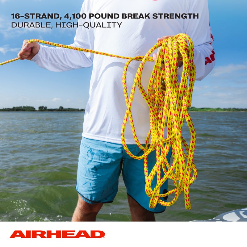 Airhead Reflective Tow Rope for 1-4 Rider Towable Tubes, 60-Feet - Image 4